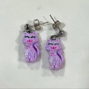 Claire’s cat earrings